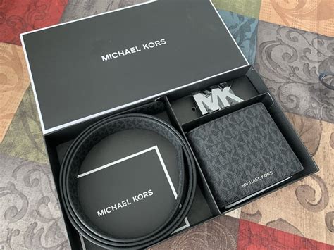 michael kors mens wallet gift set